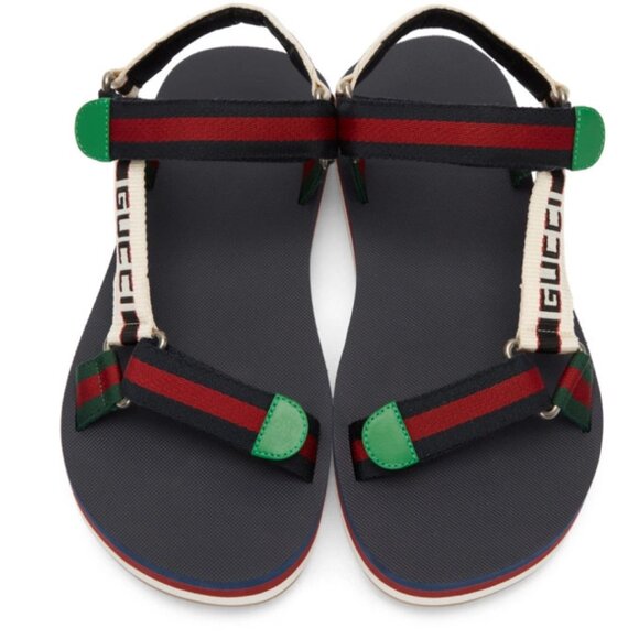 NIB Authentic Gucci Multicolor Bedlam Sandals - Picture 9 of 10
